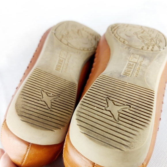 PIKOLINOS tan loafer slip on soft leather men's shoes moccasins size 41 - Picture 10 of 13